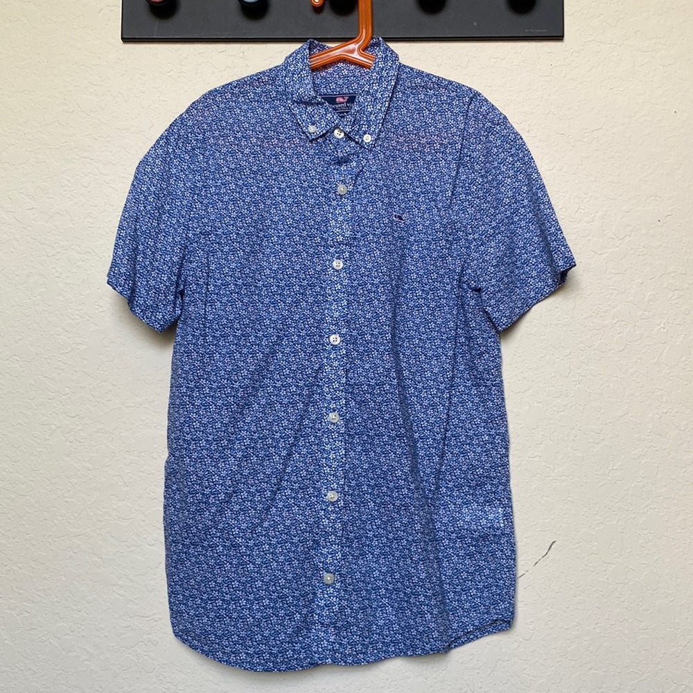 Vineyard vines boys short Sleeve button down